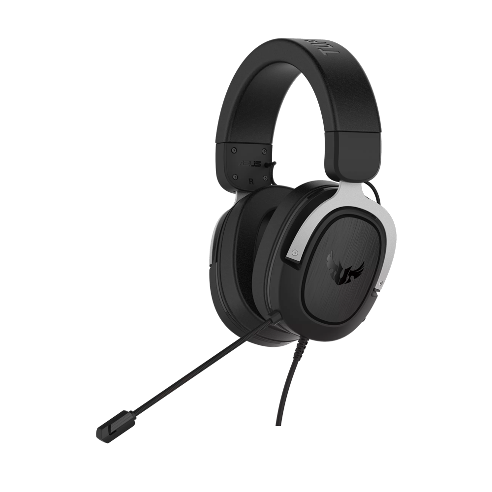 ASUS TUF GAMING H3 Gun Metal Wired Headphone - Black