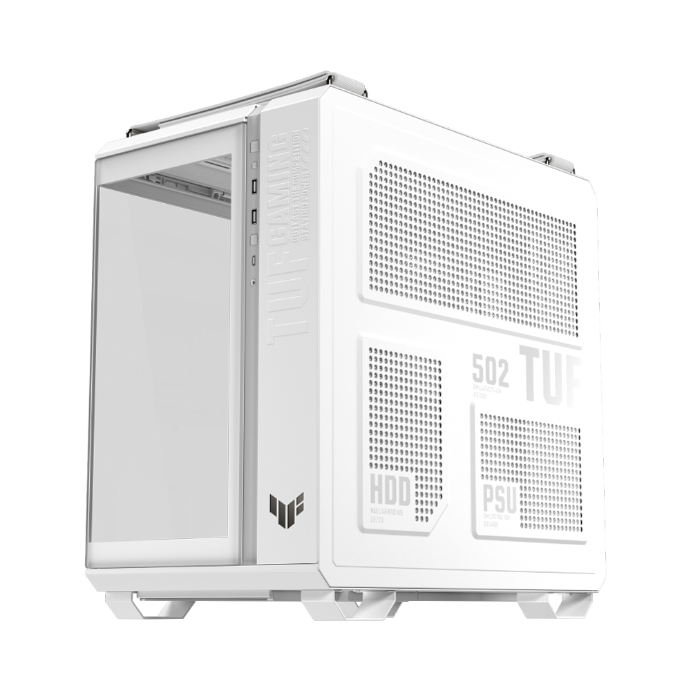 ASUS TUF Gaming GT502 Horizon Panoramic ATX Case - White