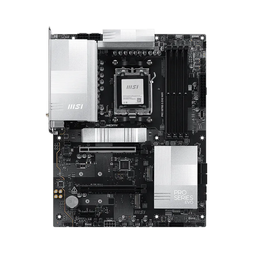 MSI PRO X870E-S EVO WIFi DDR5 Motherboard - Black