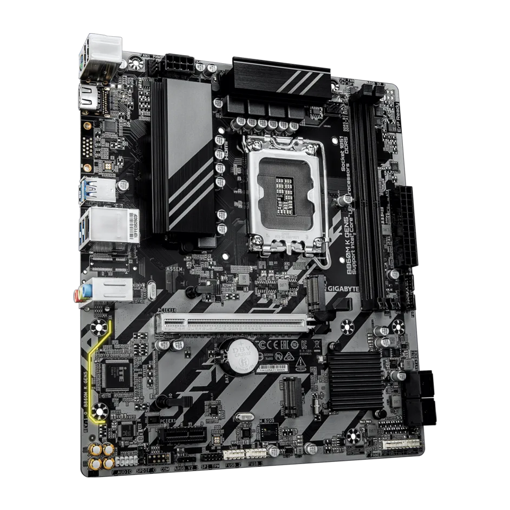 GIGABYTE B860M K GEN5 DDR5 Motherboard - Black