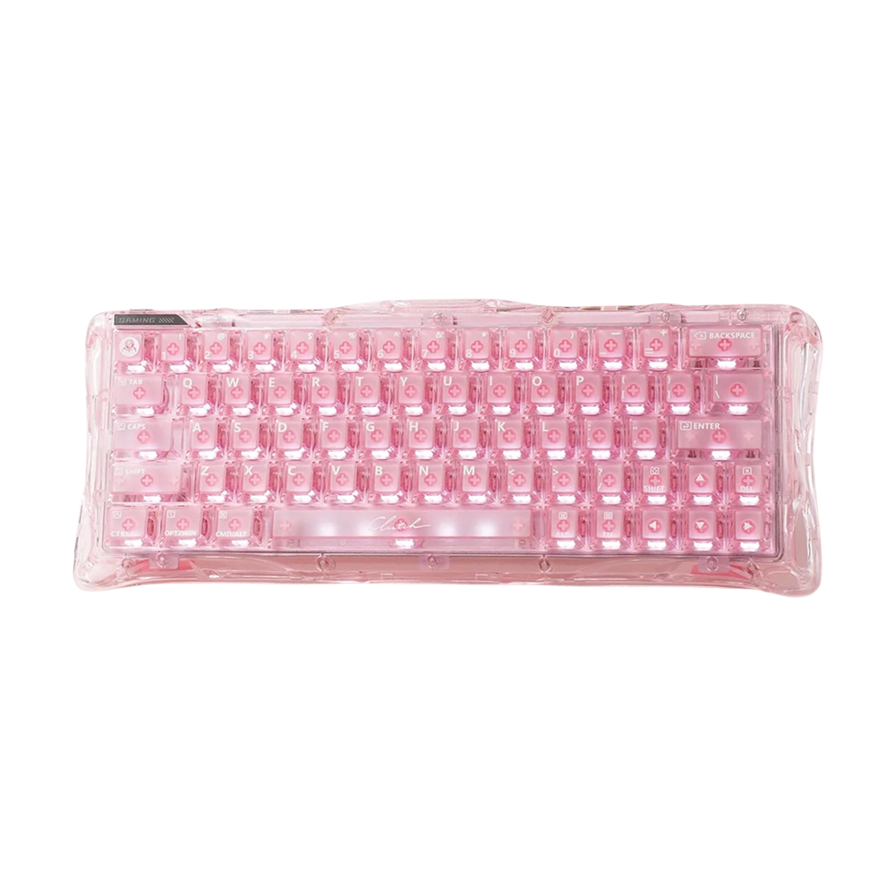 GravaStar Mercury V60 60% Hall Effect Magnetic Switch Gaming Keyboard - Crystal Rose