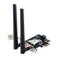 ASUS PCE-BE6500 WiFi 7 PCI-E Adapter With 2 External Antennas