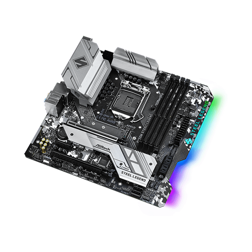 ASRock B460M Steel Legend Micro ATX Motherboard