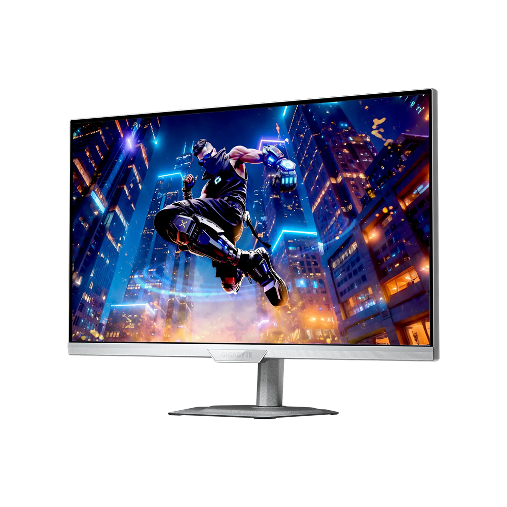 GIGABYTE M27UP 27 Inch 4K 160Hz/ FHD 320Hz HDMI 2.1 1ms Gaming Monitor - White (Dual Mode)