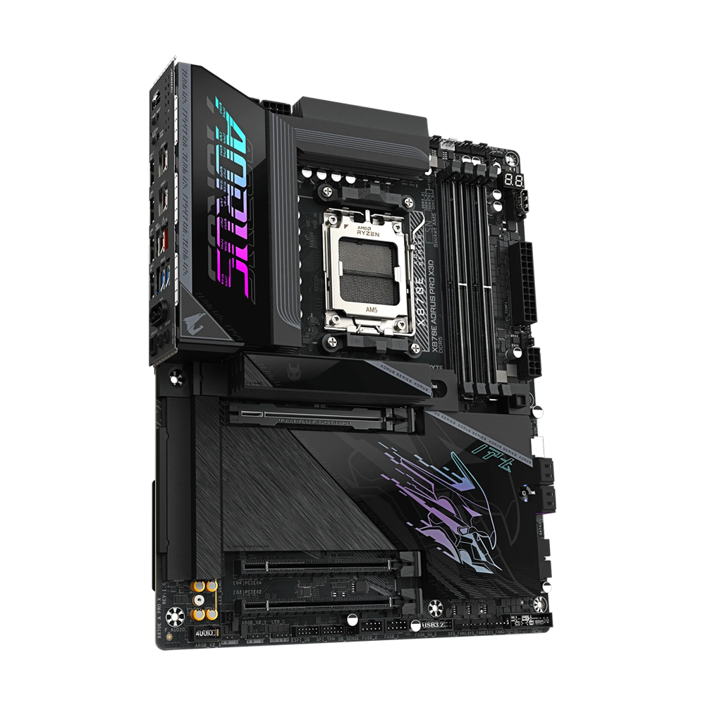 GIGABYTE X870E AORUS PRO X3D Motherboard - Black