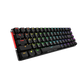 ASUS M601 ROG FALCHION 65% RGB Red Cherry ABS Wireless Mechanical Gaming Keyboard Arabic - Black