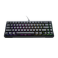 DUCKY PROJECTD TINKER 65 HOT SWAP Wired Blue Switch Cherry RGB Mechanical Gaming Keyboard Arabic - Classic Black