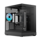 APNX V2-F With 4 Fans Mid Tower Case - Black
