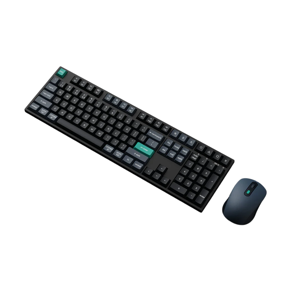 KEYCHRON B36 Keyboard And BM25 Mouse Wireless Combo (AR) - Black