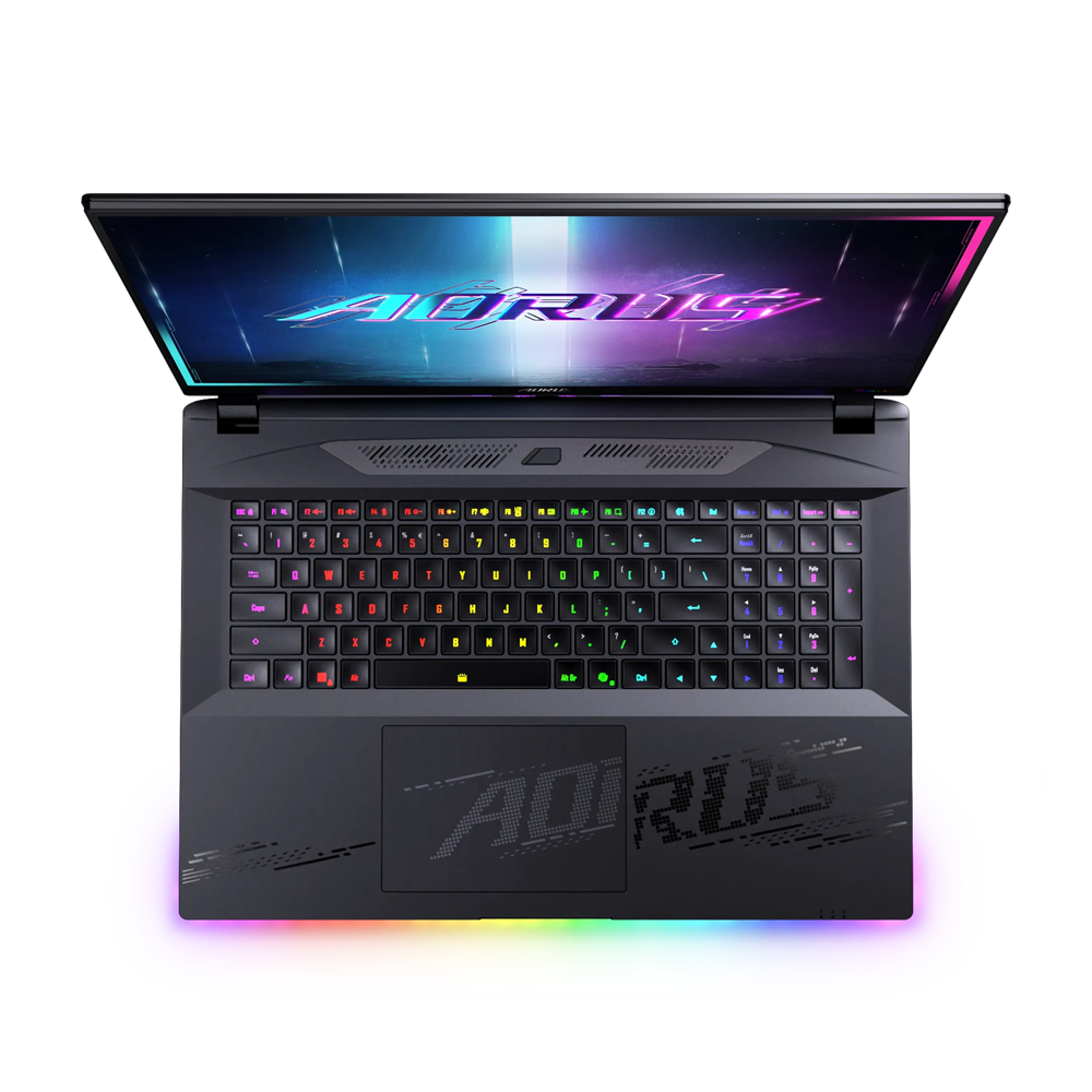 GIGABYTE AORUS MASTER 18 AM8H Gaming Laptop Black (18 Inch Ultra 9 275HX, 32GBx2 DDR5, M.2(PCIe)1TBx2 SSD,QHD+, RTX 5090 24GB GDDR7, WiFi, Win 11 Pro, AR(RGB) KB)