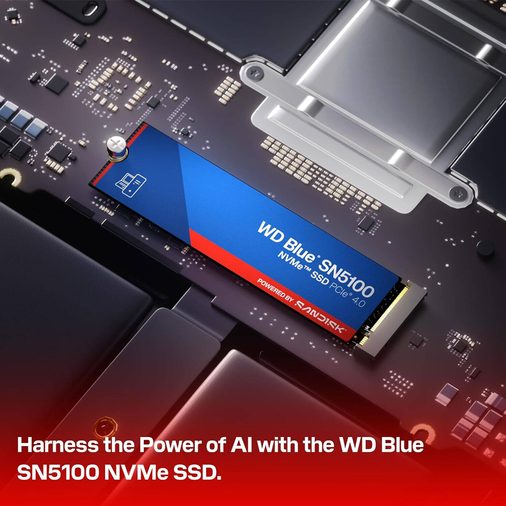WD SanDisk SN5100 M.2 2280 PCIe GEN4X4 NVMe SSD (R:7,100 MB/s W:6,700 MB/s) - 2TB