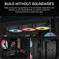 CORSAIR 3500X RS-R ARGB Mid Tower Case - Black