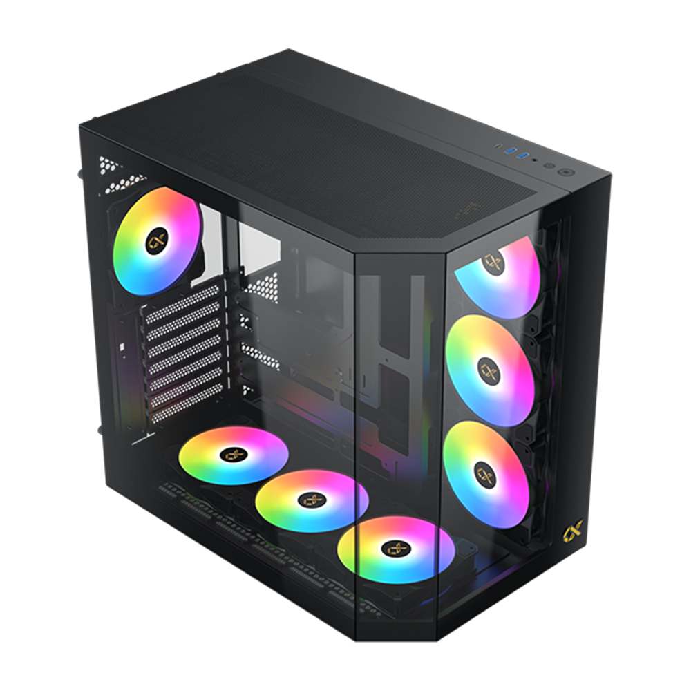 XIGMATEK CUBI II Type C ATX Case - Black