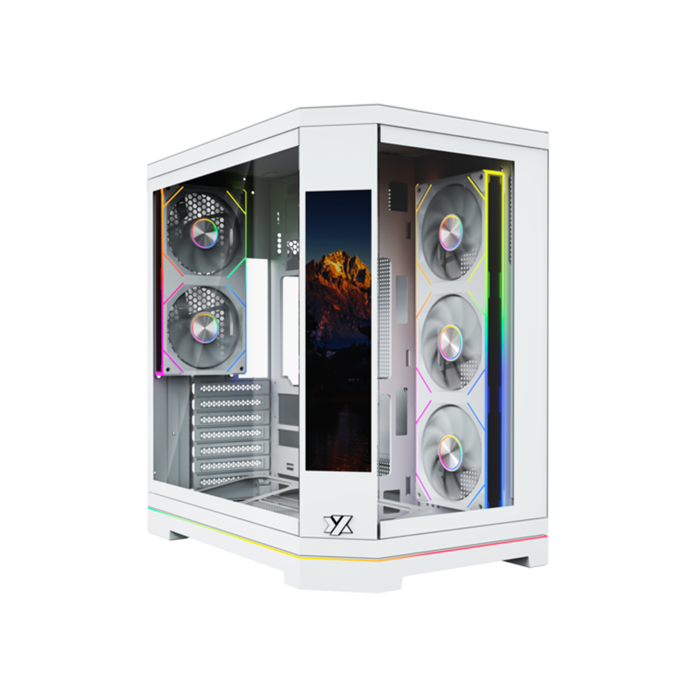 XYZ NEUTRON X PRO LCD ATX Case - White