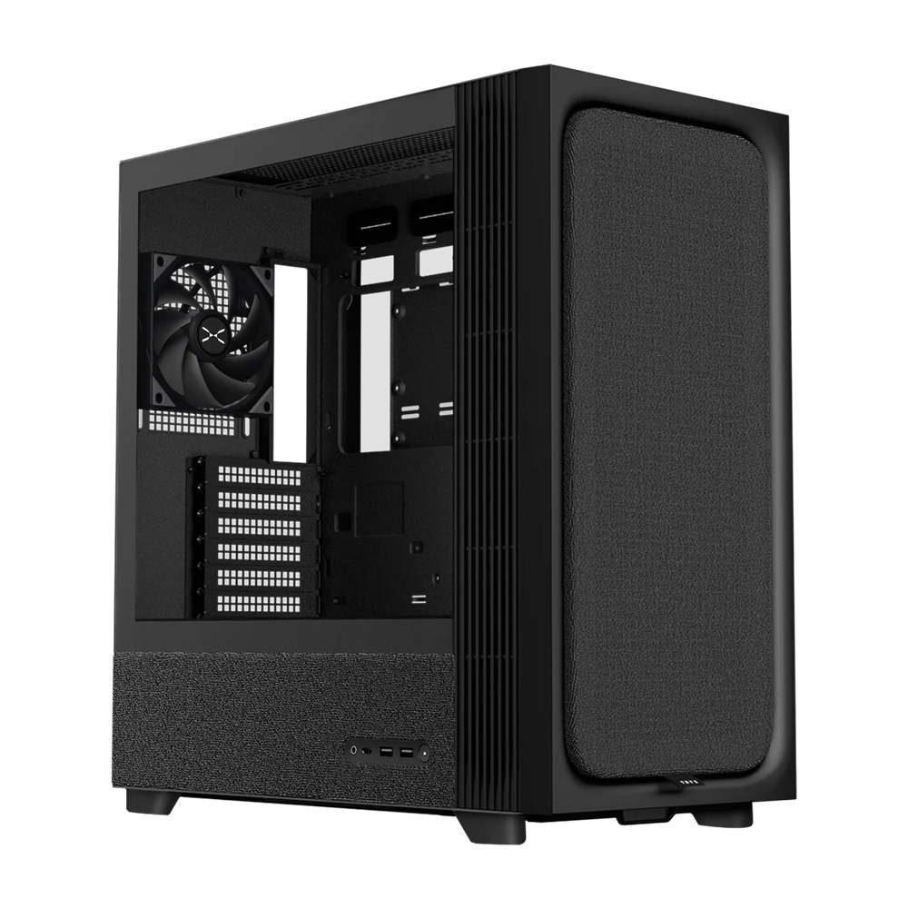 TRYX FLOVA F50 Mid Tower ATX Case - Black