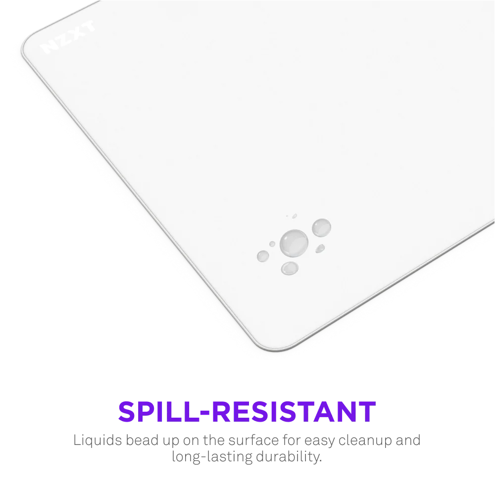 NZXT Zone Large Gaming Mouse Pad - White