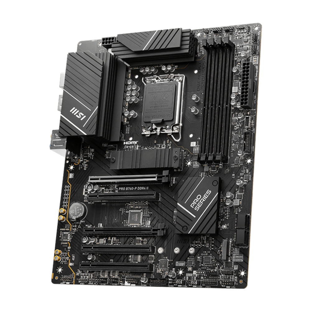 MSI PRO B760-P DDR4 II Motherboard - Black
