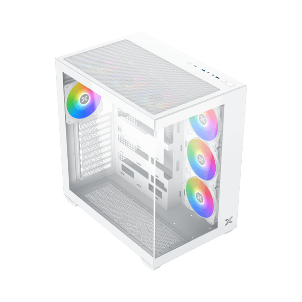 XIGMATEK AQUA V AIR ARCTIC ATX Case - White
