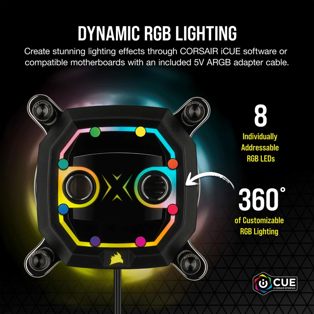 Hydro X Series XC5 RGB CPU Water Block (1200)