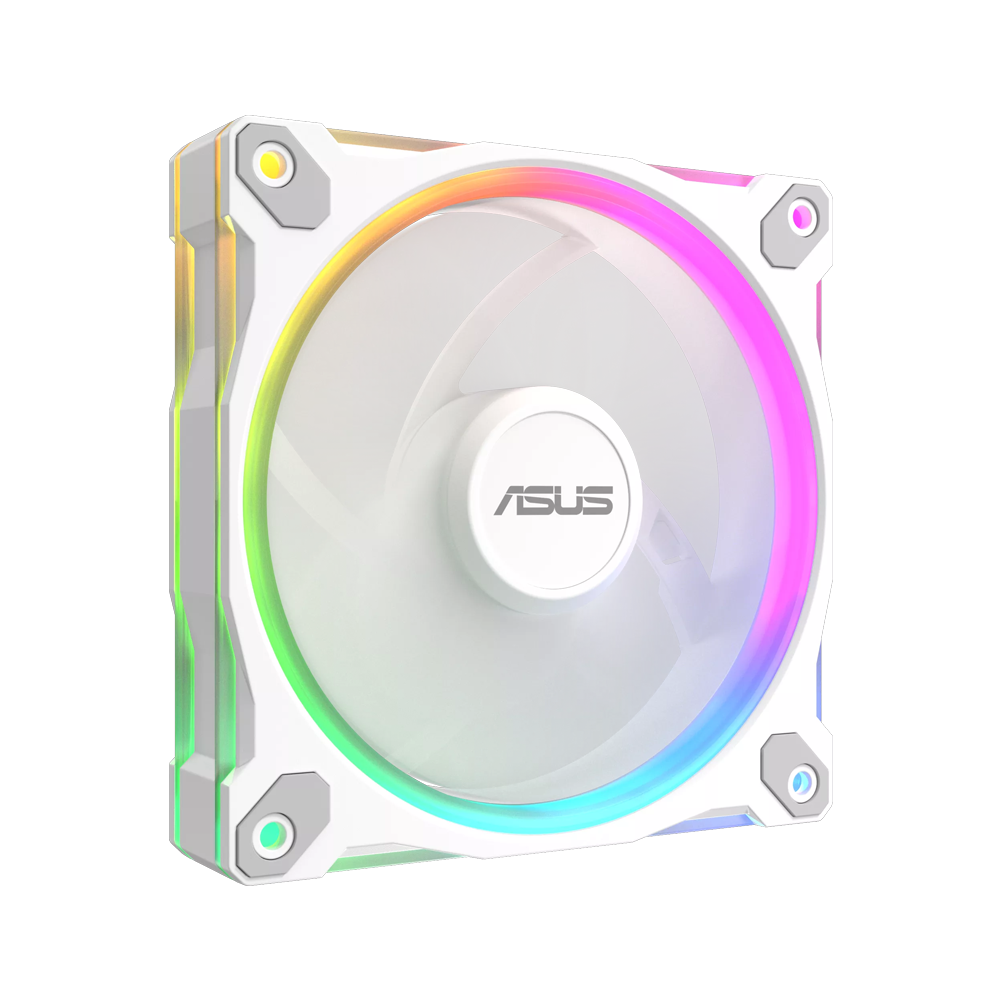 ASUS Prime MR120 ARGB Reverse Single Pack Fan - White