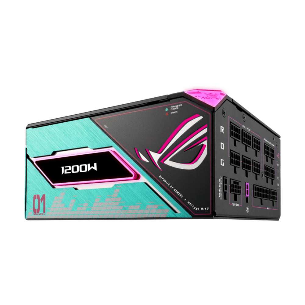 ASUS ROG THOR 1200W Platinum III ATX 3.1 Hatsune Miku Edition Power Supply Unit