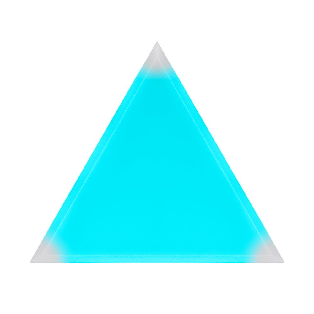 Corsair iCUE LC100 Case Accent Lighting Panels — Mini Triangle — 9x Tile Expansion Kit