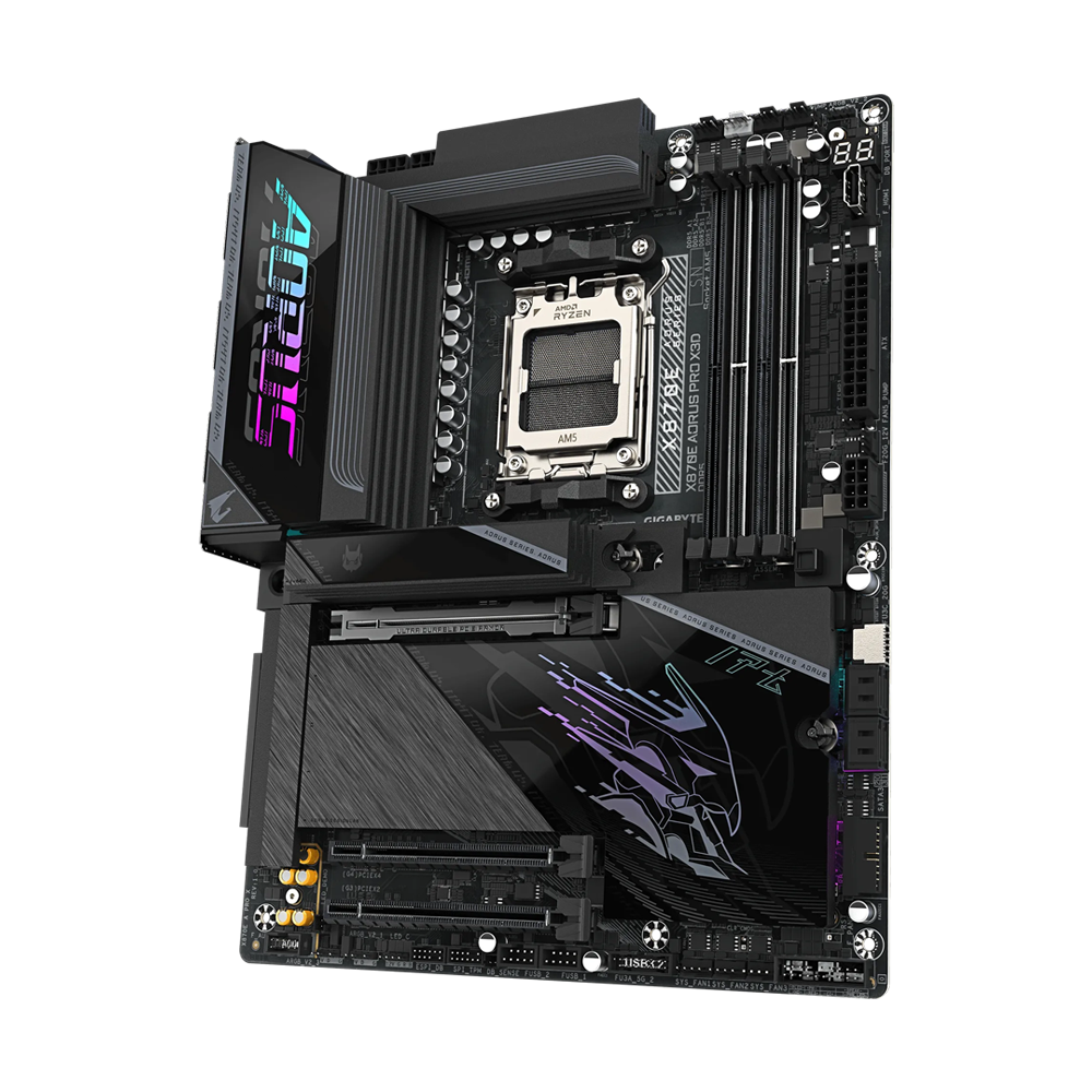 GIGABYTE X870E AORUS PRO X3D Motherboard - Black