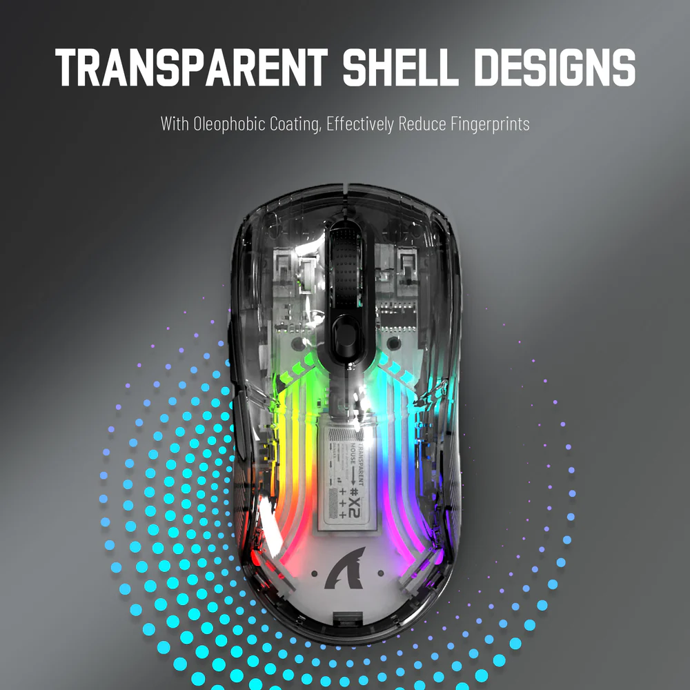 ATTACK SHARK X2 Wireless Gaming Mouse - Black