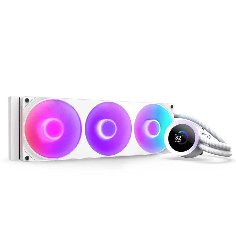 NZXT Kraken 360 RGB V2 360mm AIO Liquid Cooler - White