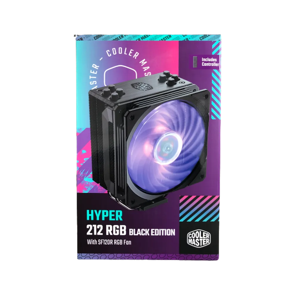 Cooler Master Hyper 212 RGB CPU Air Cooler - Black