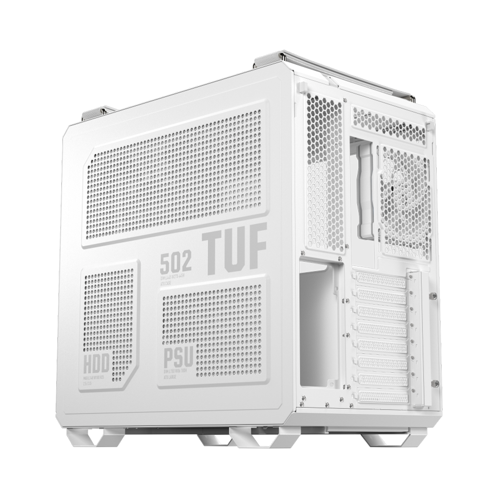 ASUS TUF Gaming GT502 Horizon Panoramic ATX Case - White