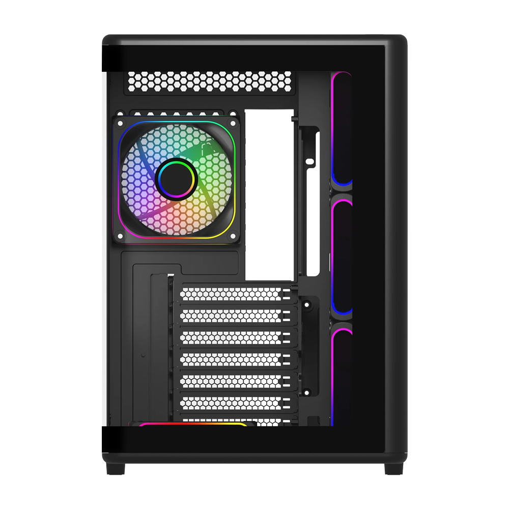 Cooler Master Elite 600 With Pre-installed 7 Fans ATX Case - Black
