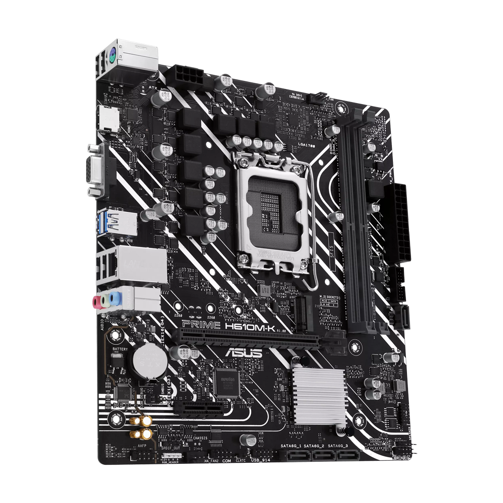ASUS PRIME H610M-K DDR5 Motherboard - Black