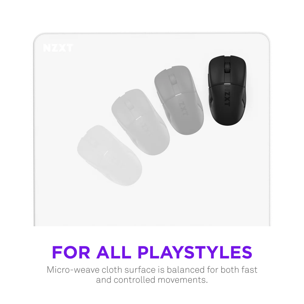 NZXT Zone Large Gaming Mouse Pad - White