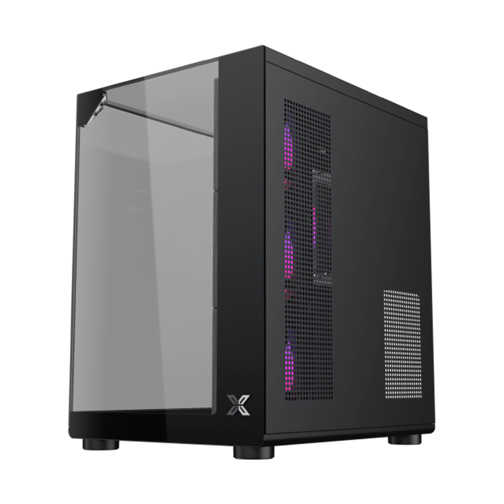 XIGMTEK Aqua Compact ATX Case - Black