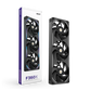 NZXT F360X 360mm Performance RGB Single Frame Case Fan - Black