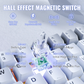 ATTACK SHARK X68MAX Magnetic Switch Mechanical Wired Keyboard - Starlight White