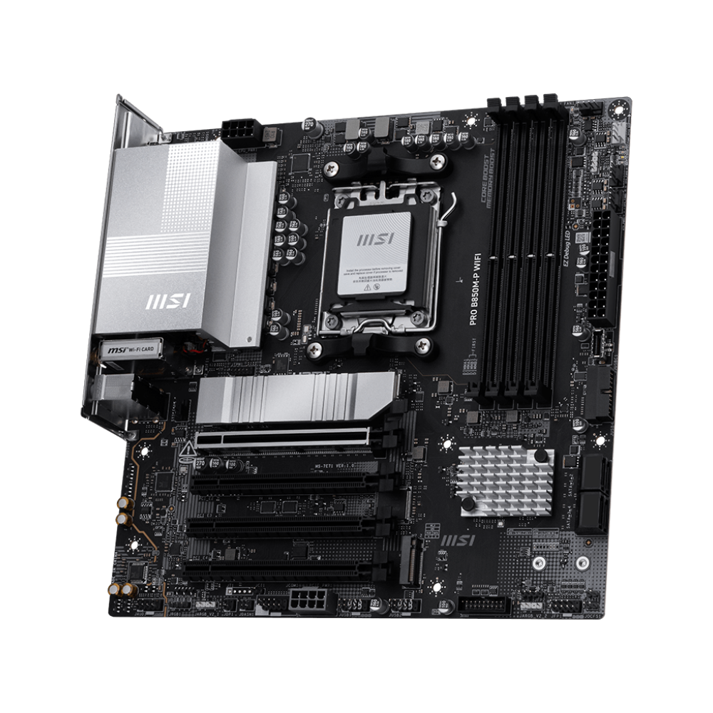 MSI PRO B850M-P WIFI DDR5 Motherboard - Black