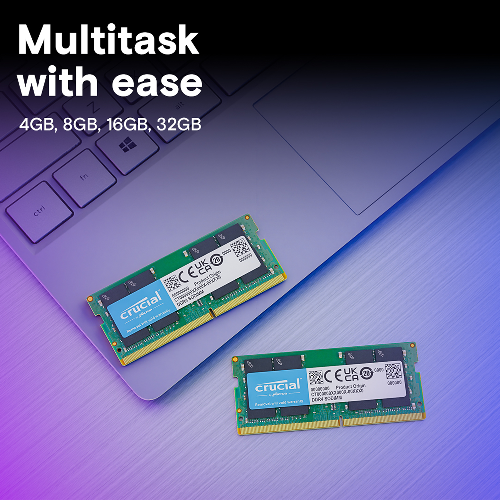 CRUCIAL 16GB DDR4 3200MHz Laptop Memory