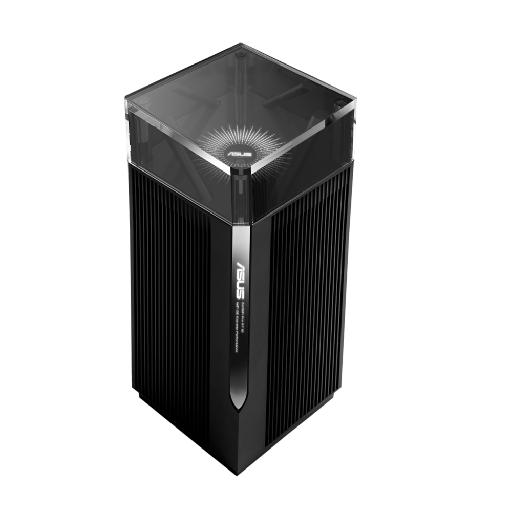 ASUS ZenWiFi Pro ET12 - AXE11000 Tri-Band Whole Home Mesh WiFi 6E System 1 Pack - Black