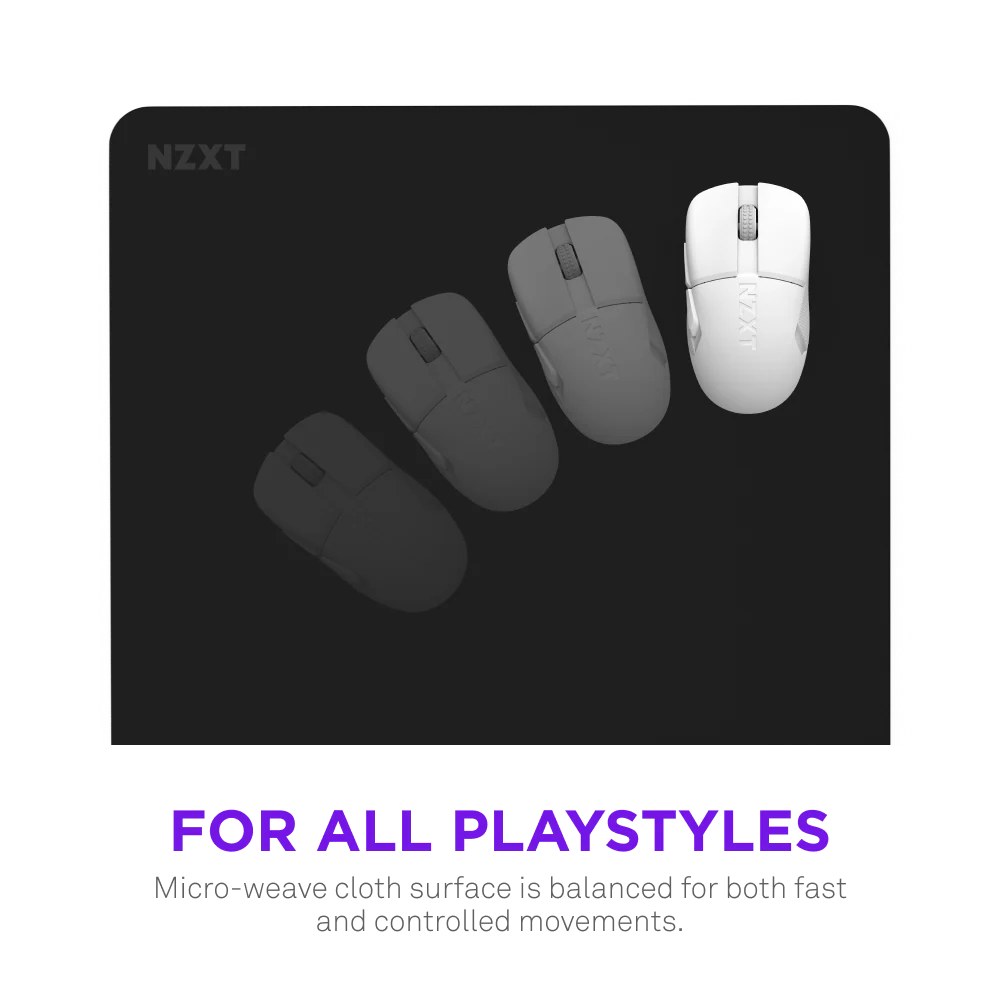 NZXT Zone Large Gaming Mouse Pad - Black