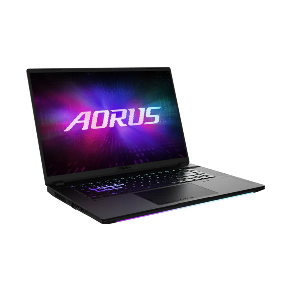 GIGABYTE AORUS MASTER 16 AM6J OLED Gaming Laptop Black (16 Inch, Ryzen 9 9955X3D, 16GBx2 DDR5,M.2(PCIe)1TB SSD, QHD+ ,RTX 5090 24GB GDDR7,Wifi, Win 11 Pro, AR(RGB) KB))