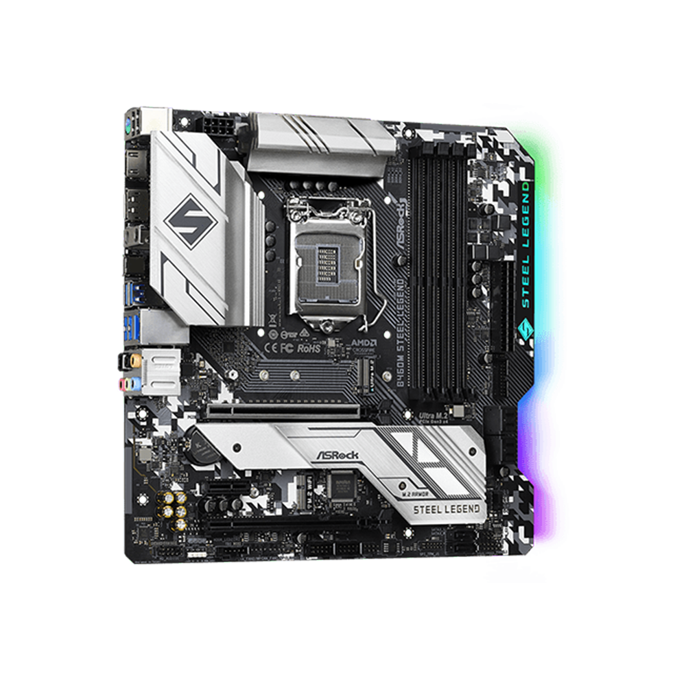 ASRock B460M Steel Legend Micro ATX Motherboard