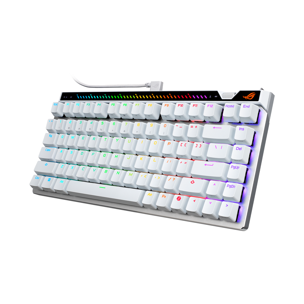 ASUS ROG FALCHION ACE 75 HE Wired Gaming Keyboard - White