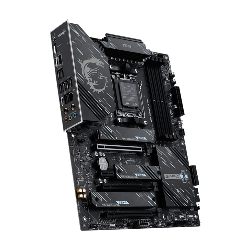 MSI X870E GAMING PLUS WIFI DDR5 Motherboard - Black