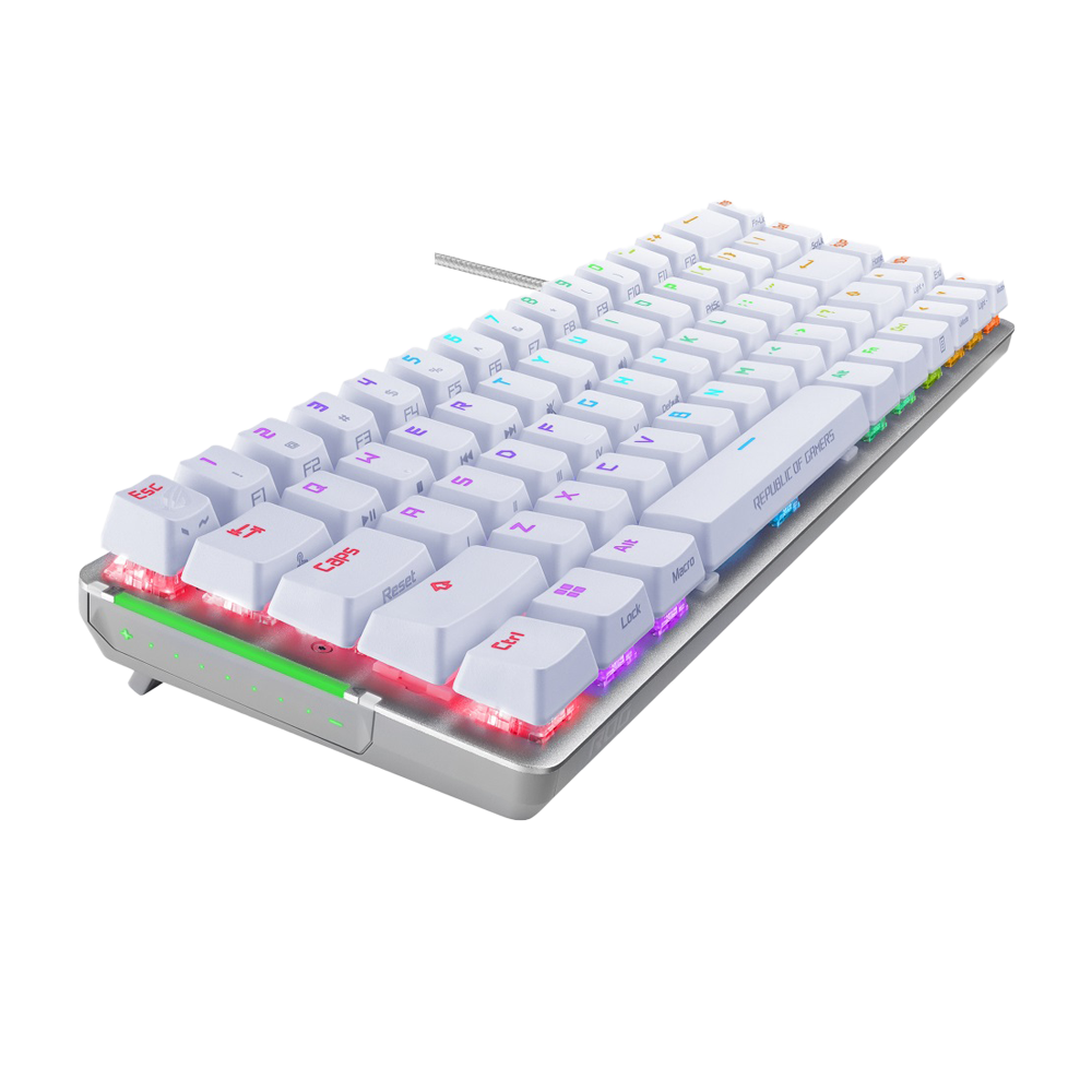 ASUS ROG FALCHION ACE RGB Wired 65% Red Switch Mechanical Gaming Keyboard - White