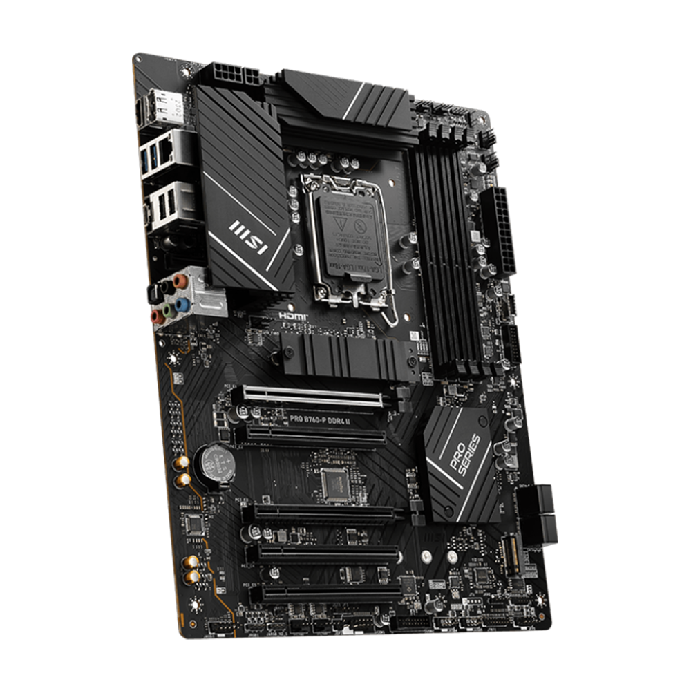 MSI PRO B760-P DDR4 II Motherboard - Black