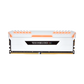 CORSAIR VENGEANCE RGB 3000Mhz 16GB(8X2) DDR4 Memory - White