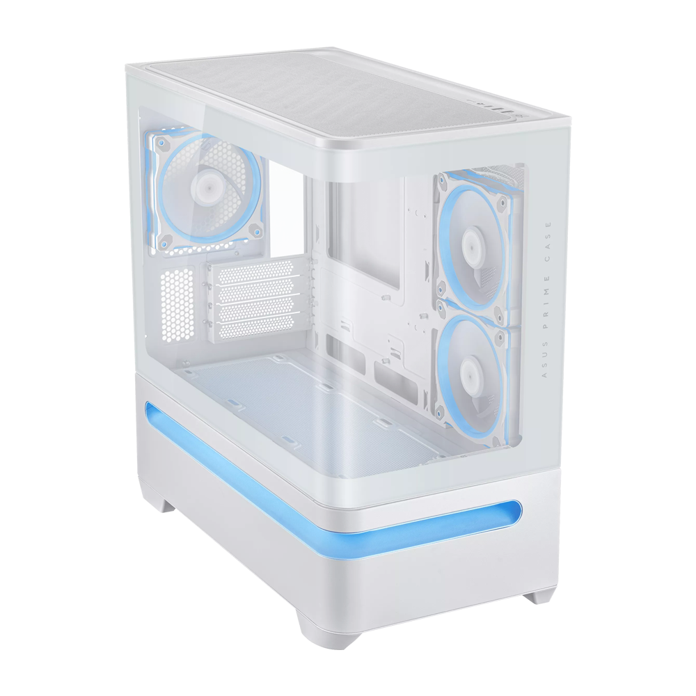 ASUS Prime AP202 ARGB mATX Case - White