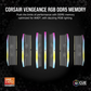 CORSAIR VENGEANCE RGB 16GB (1x16GB) DDR5 6000MT/s CL38 AMD EXPO & Intel XMP Memory Kit - Gray